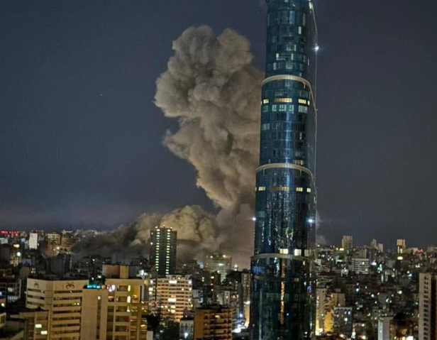 Serangan Israel Guncang Pusat Kota Beirut, 20 Tewas dalam Ledakan Dahsyat